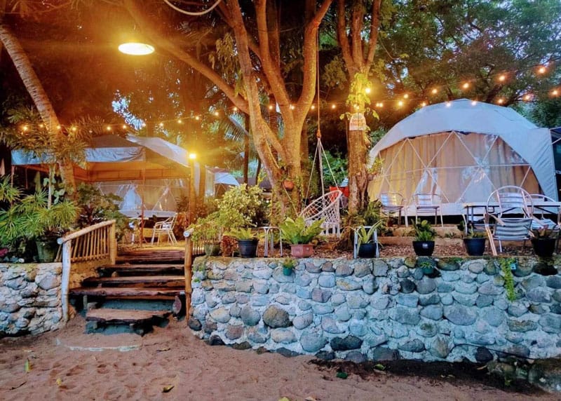 Philippines Glamping Dome Dauin Beach Resort