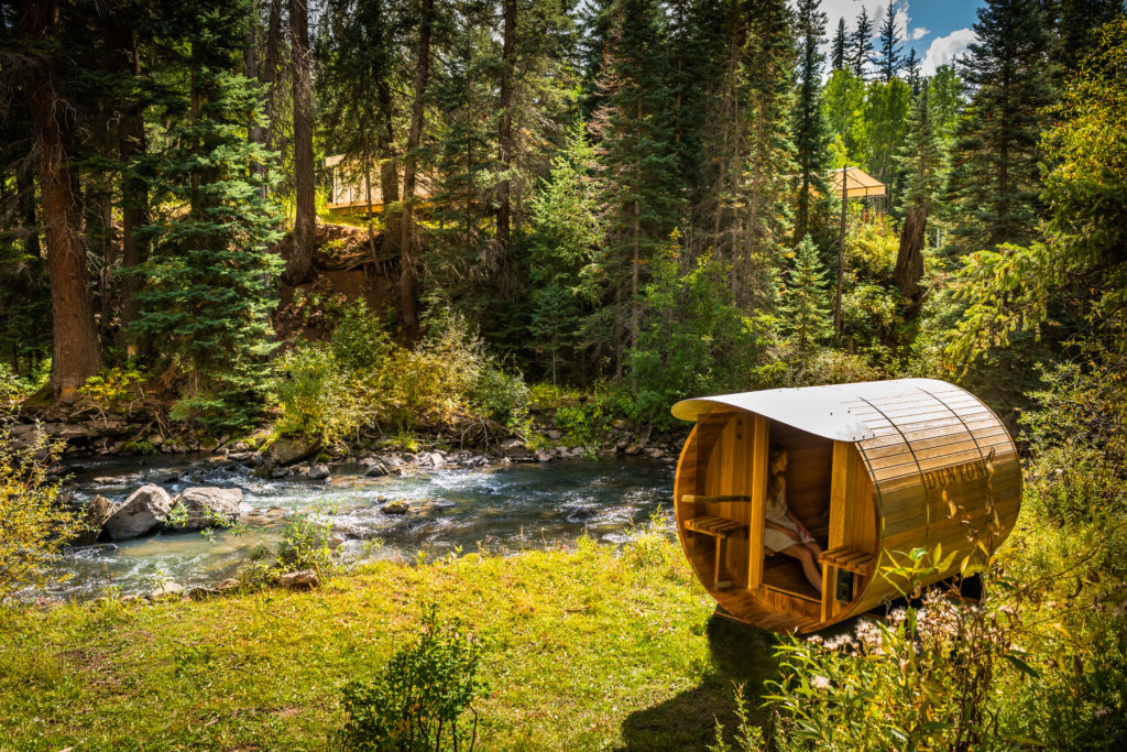 Dunton River Camp Sauna
