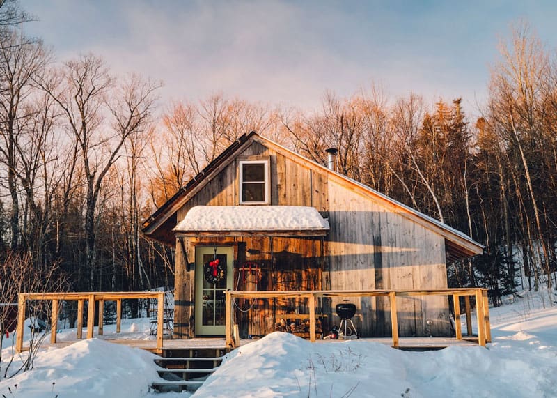 Offgrid Ski Cabin in Vermont