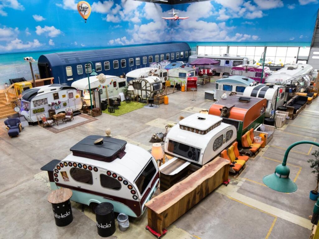 Glamping in Germany at BaseCamp Bonn