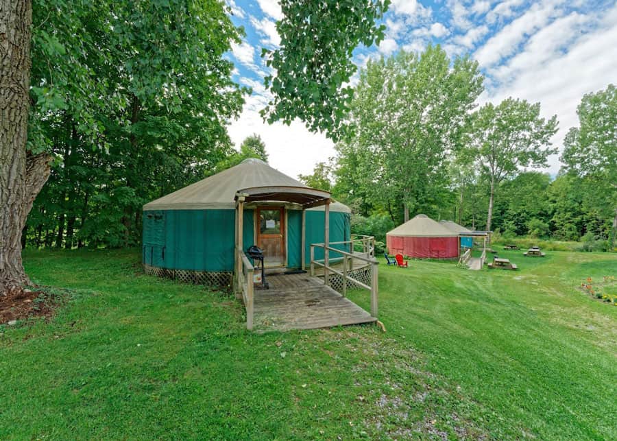 Glamping in Upstate New York Yurt