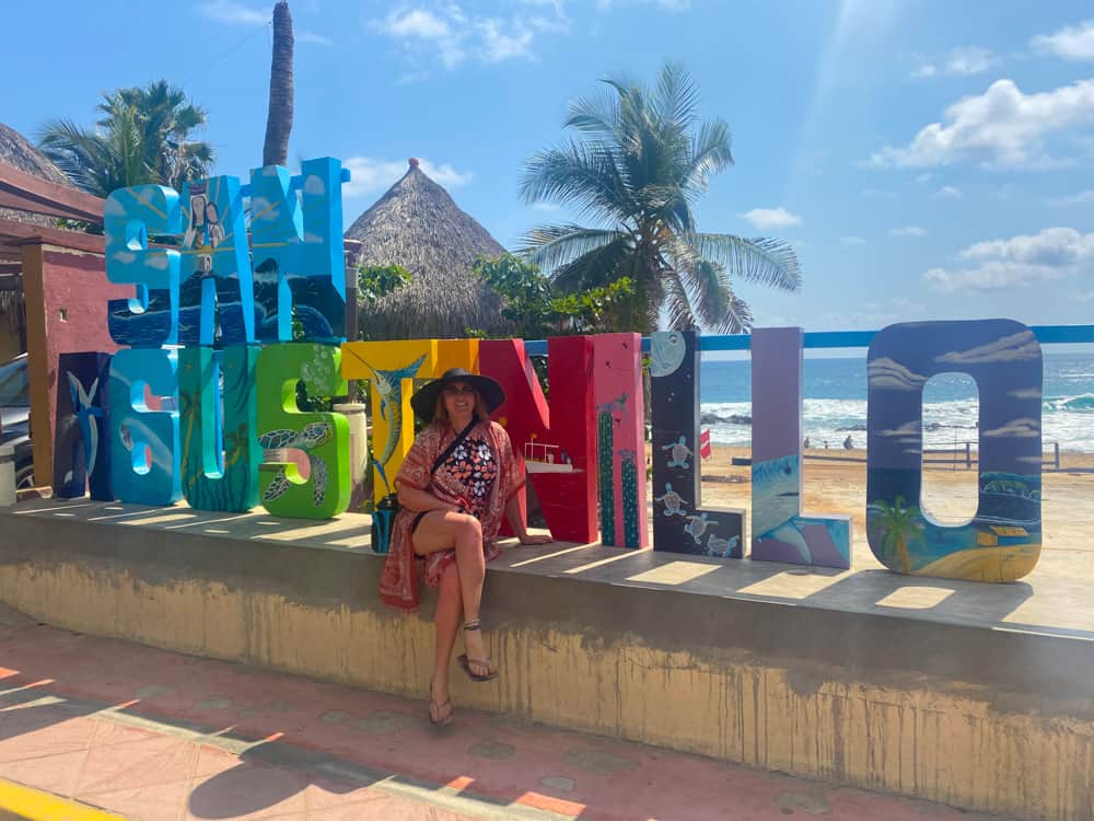 San Agustinillo sign
