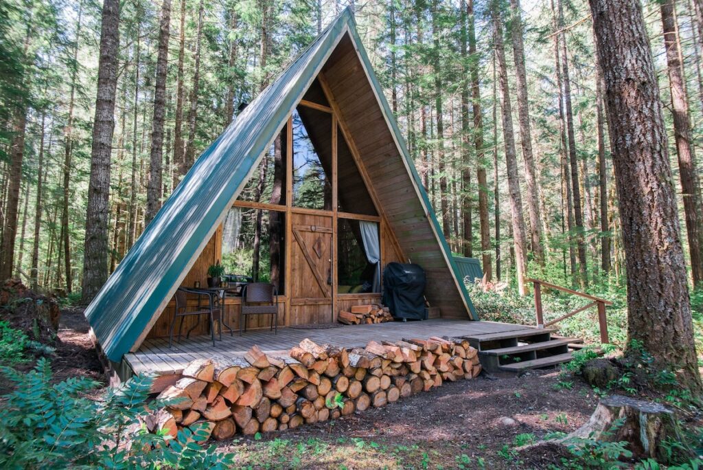 Hidden Gem A-Frame Mt Rainier Cabin