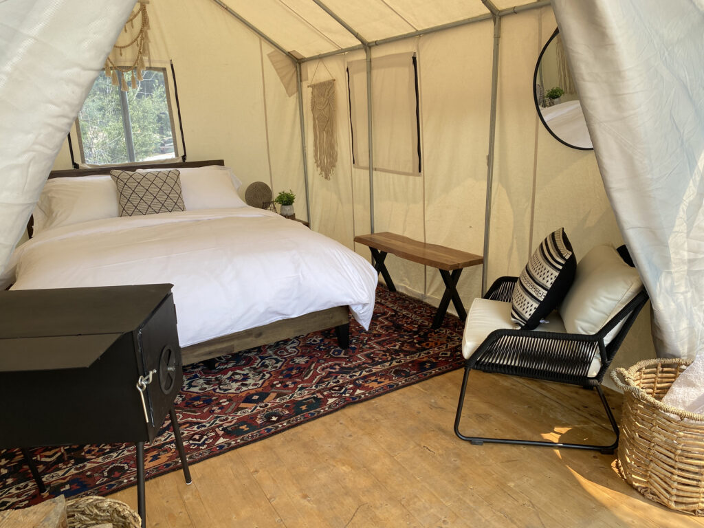Chute Lake Lodge  Glamping Tents