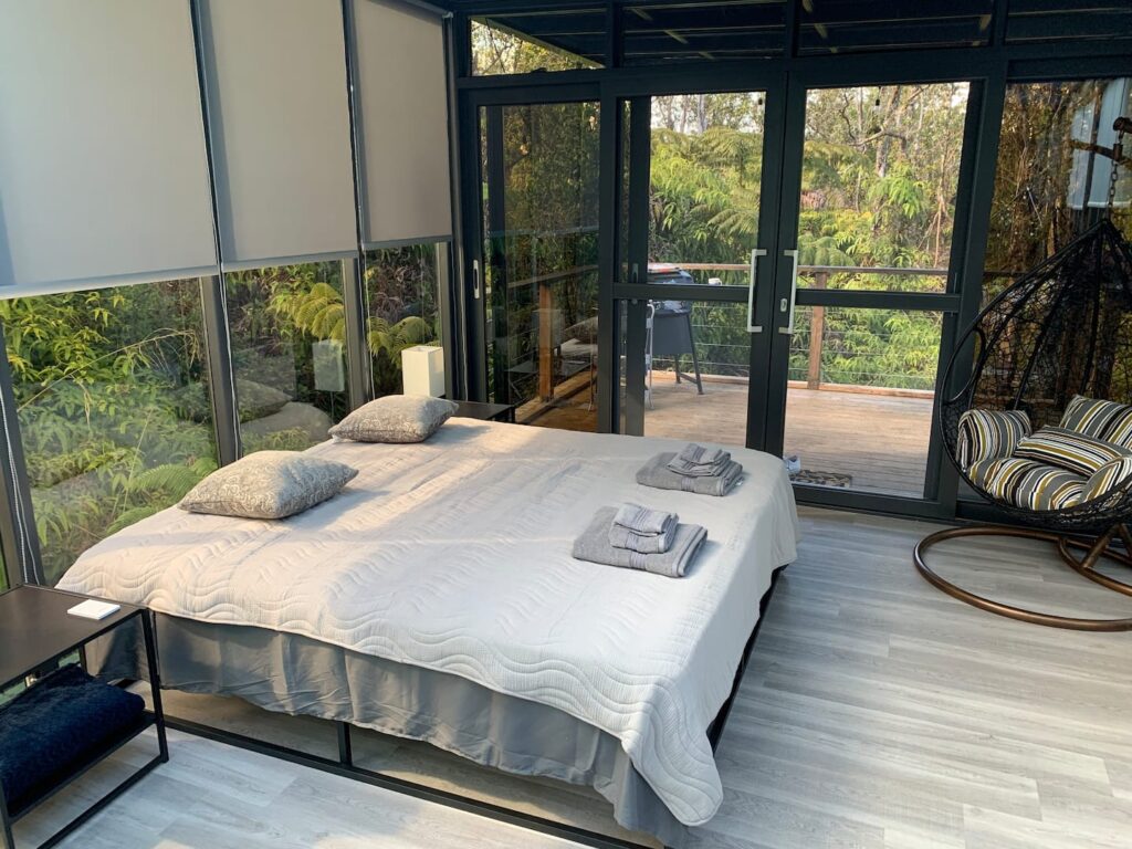 Glass House in the Heart of Big Island: A Rainforest Haven