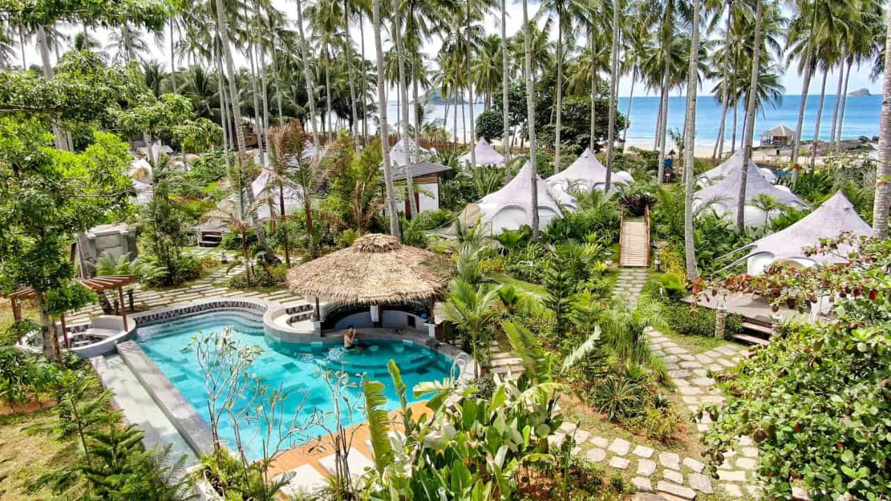 Nacpan Beach Glamping in the Philippines