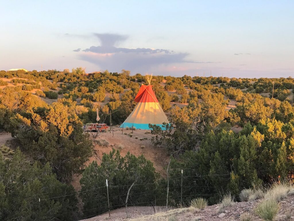 Santa Fe Tipi Glamping Experience