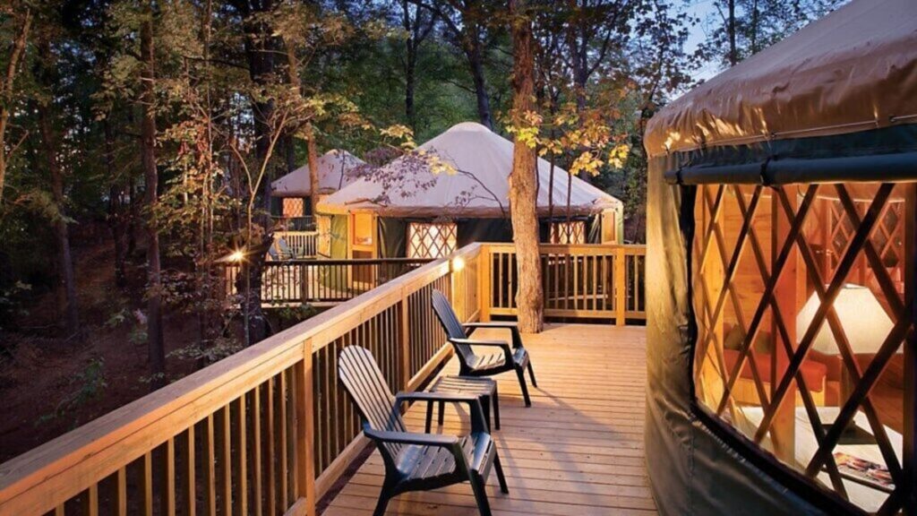 Shenandoah Crossing Yurts for Rent in Virginia