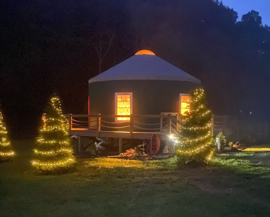 Creekside Comfort Yurt in Virginia