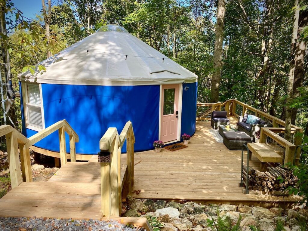 Mountain Retreat Yurt in Virginia