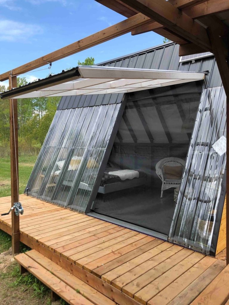 Birch A-Frame Glamping Manitoba