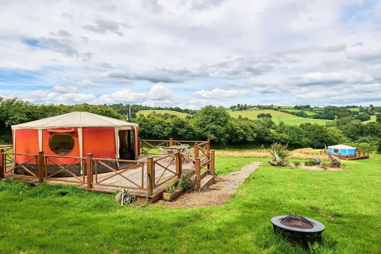 Allercombe Farm Dartmoor Glamping Yurts