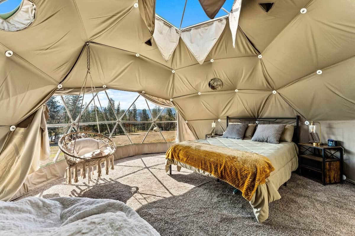 Yosemite national Park Glamping Grizzly Dome With Mountain Views