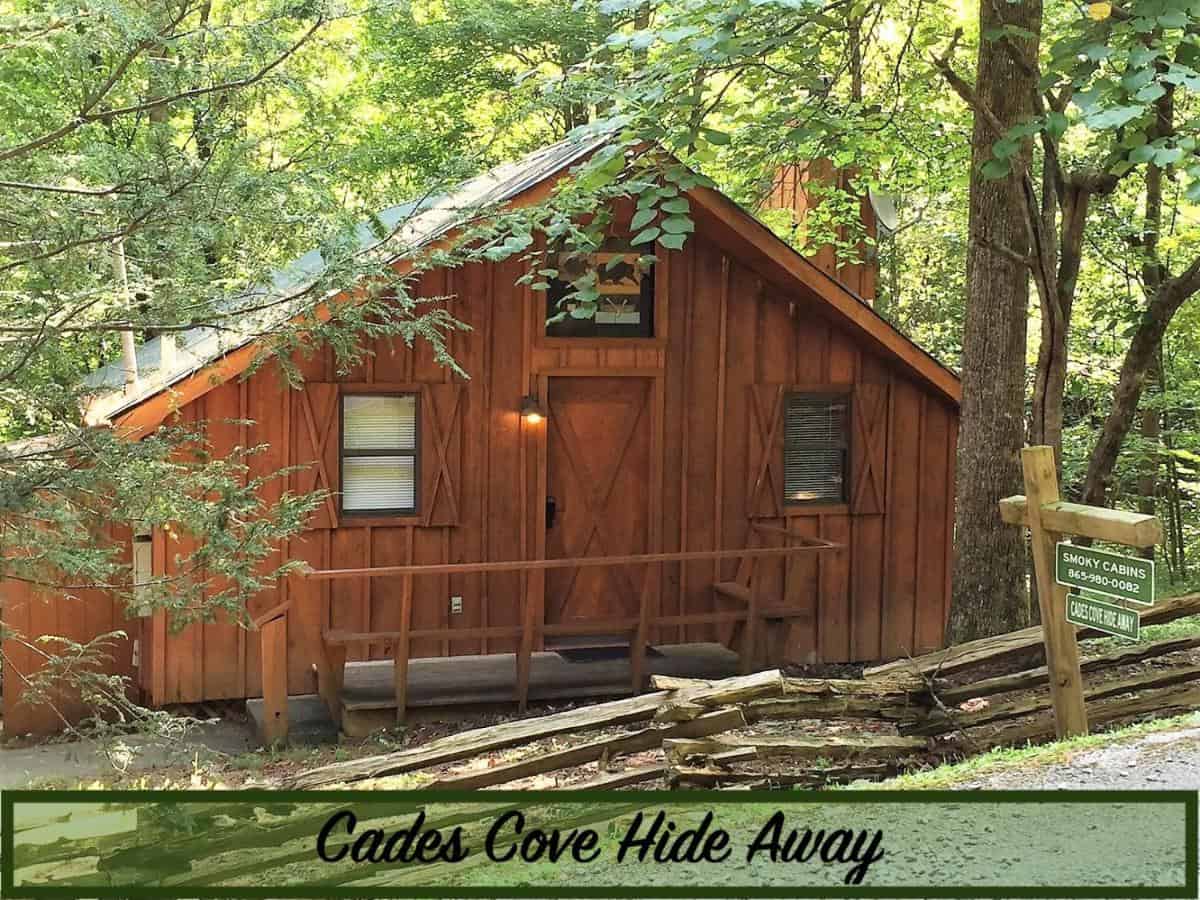 Cades Cove Cabin Hide Away – Ideal for Couples