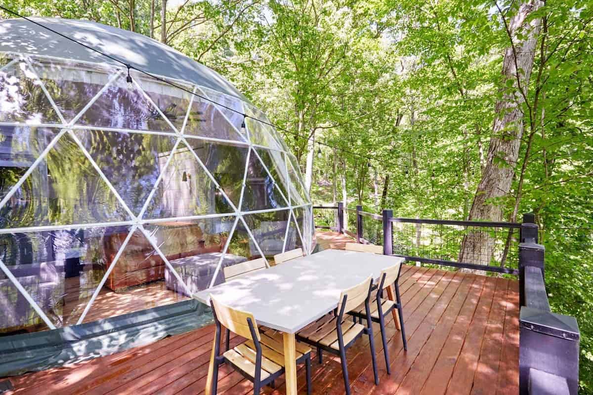 Asheville Dome – Sleeps 6 + Hot Tub + Mountain View Asheville Dome – Sleeps 6 + Hot Tub + Mountain View
